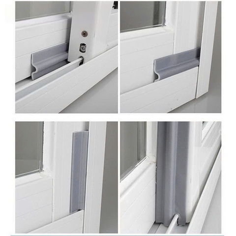 Ron Xốp Dán Che Khe Cửa Sổ Chắn Gió Lùa, Chặn Đáy Chân Cửa, Cách Nhiệt, Chống Ồn, Côn Trùng