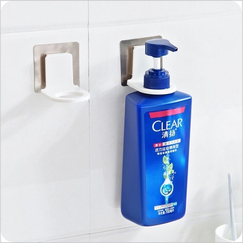 Móc Treo Chai Nước Rửa Tay, Dầu Gội Đầu, Sữa Tắm Dán Tường Siêu Dính Chịu Lực 3kg, Tối Ưu Không Gian – Gọn Gàng Nhà Tắm