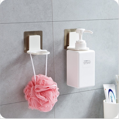Móc Treo Chai Nước Rửa Tay, Dầu Gội Đầu, Sữa Tắm Dán Tường Siêu Dính Chịu Lực 3kg, Tối Ưu Không Gian – Gọn Gàng Nhà Tắm