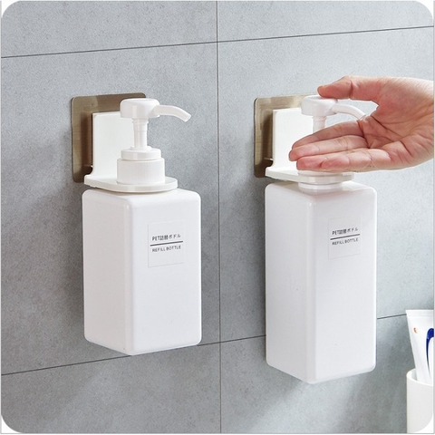 Móc Treo Chai Nước Rửa Tay, Dầu Gội Đầu, Sữa Tắm Dán Tường Siêu Dính Chịu Lực 3kg, Tối Ưu Không Gian – Gọn Gàng Nhà Tắm