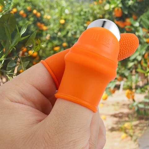 Ngón Tay Cái Hái Trái Cây Và Rau Củ Kèm Thêm 6 Bao Tay Ngón Trỏ