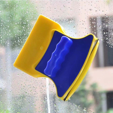Dụng Cụ Lau Cửa Kính Hai Mặt Nam Châm Double Sided, Giải Pháp Tiện Lợi Cho Cửa Kính Sạch Bong