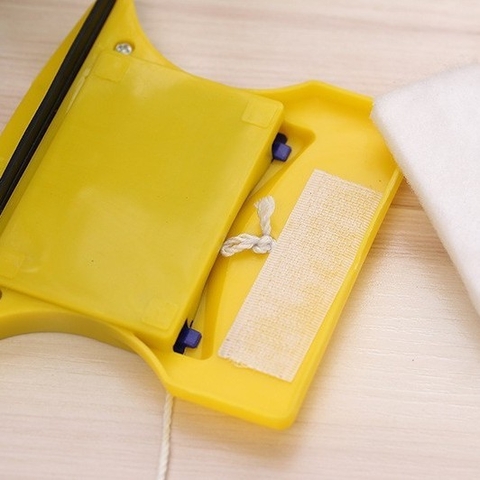 Dụng Cụ Lau Cửa Kính Hai Mặt Nam Châm Double Sided, Giải Pháp Tiện Lợi Cho Cửa Kính Sạch Bong