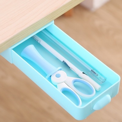 Hộc Ngăn Kéo Bàn Mini Có Keo Dán Để Văn Phòng Phẩm, Lưu Trữ Đồ Tiện Ích