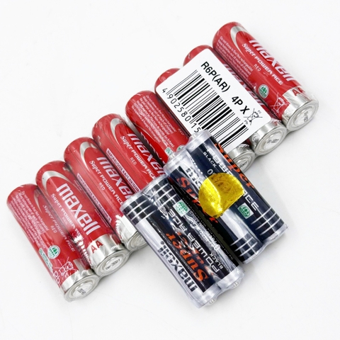 1 Cặp Pin CARBON Tiểu AAA/AA Maxell Mã R03(AB) Và R6P(AR) Chính Hãng (Pin Tiểu Nhỏ)