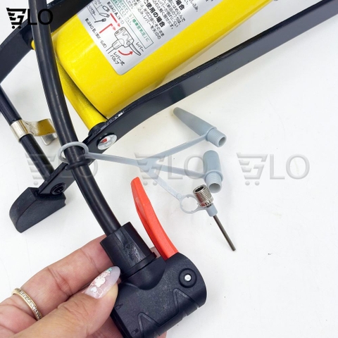 Bơm Đạp Chân Xe Máy 1 Ống Bee FP0902A Cho Xe Đạp, Xe Hơi Cao Cấp