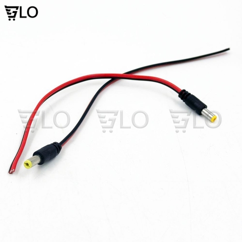 Đầu Nguồn Dc Nối Nguồn Tổng - Phân Biệt Âm Dương Rõ Ràng, Lõi Đồng 0.5mm, Kích Thước 2.1mm