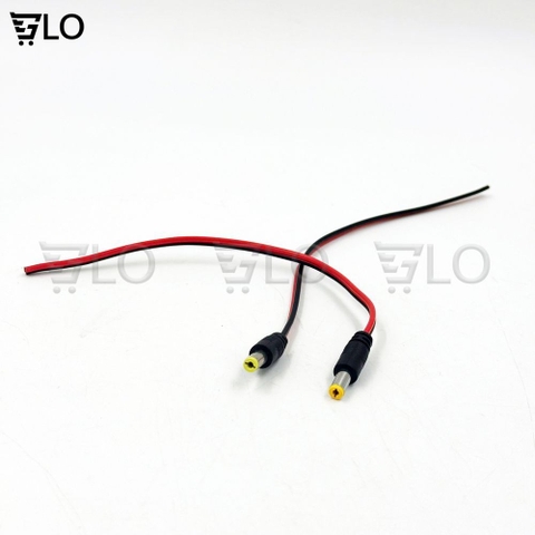Đầu Nguồn Dc Nối Nguồn Tổng - Phân Biệt Âm Dương Rõ Ràng, Lõi Đồng 0.5mm, Kích Thước 2.1mm