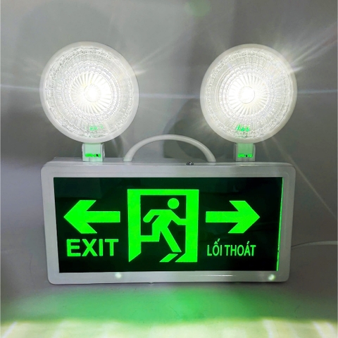 Đèn Sự Cố Khẩn Cấp Chiếu Sáng Kết Hợp Biển Chỉ Dẫn Thoát Hiểm, Toilet, Thoát Nạn Exit, Phòng Cháy Chữa Cháy