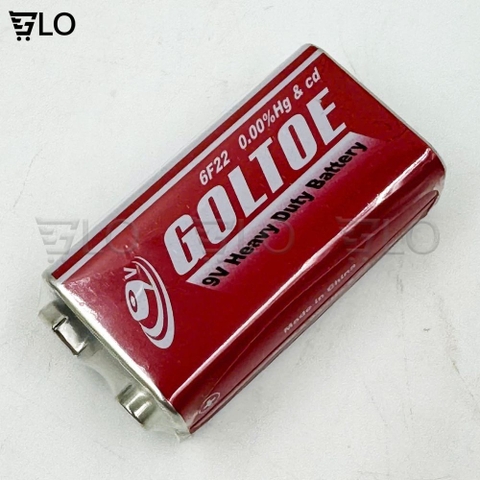 Pin Vuông 9V GOLTOE – Hiệu Suất Ổn Định, Dùng Lâu Bền, Tiện Lợi Mọi Lúc