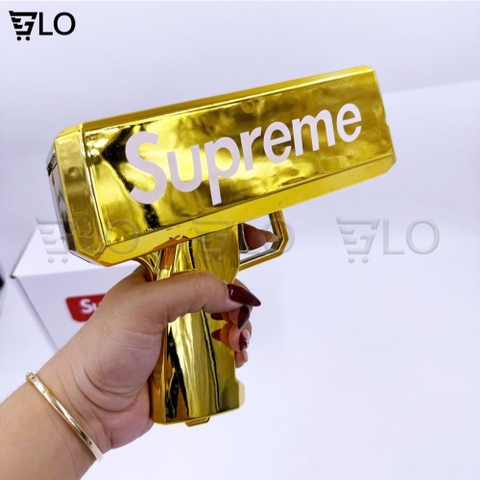 Súng Bắn Ra Tiền Supreme VÀNG GOLD Vui Nhộn Tặng Kèm Pin