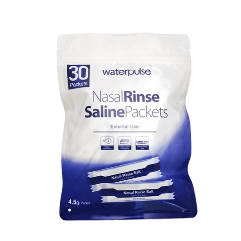 Muối Rửa Mũi, Muối Rửa Mũi Xoang Waterpulse Nasal Rinse Salt Làm Sạch Nghẹt Mũi, Viêm Mũi Dị Ứng, Viêm Xoang Chính Hãng