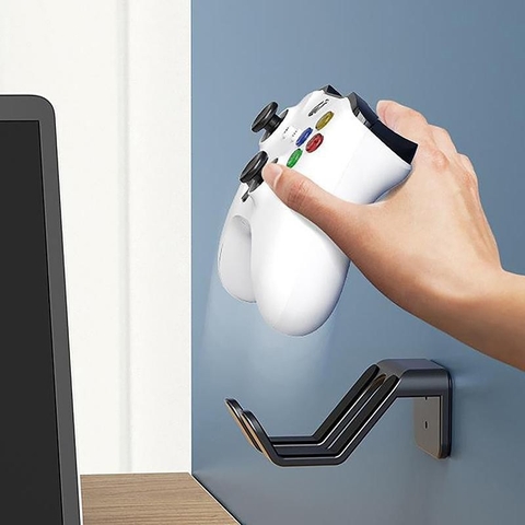 GIÁ TREO TAY CẦM PS5, PS4, Xbox, Switch, Tai Nghe, Móc Treo Dán Tường Cho Gamepad