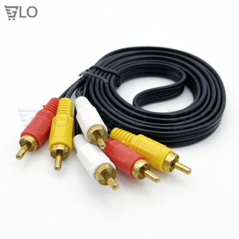 Dây Tín Hiệu Âm Thanh: 3.5 Ra 2 Đầu AV, 4 Đầu AV, 6 Đầu AV - Kết Nối Âm Thanh Hình Ảnh Chuẩn RCA, Siêu Bền, Chống Nhiễu