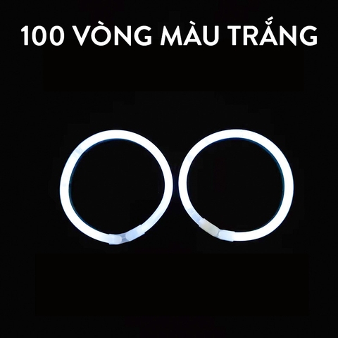 [ĐƯỢC CHỌN MÀU]Combo 100 Que Phát Sáng + Kèm Nút Gắn Làm Vòng Tay Glow Stick, Vòng Tay Dạ Quang Nhiều Màu, Chơi Buổi Tối