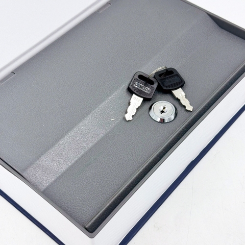 Két Sắt Mini Hình Cuốn Sách Loại Lớn 24x15.5x5.5cm Tiện Lợi