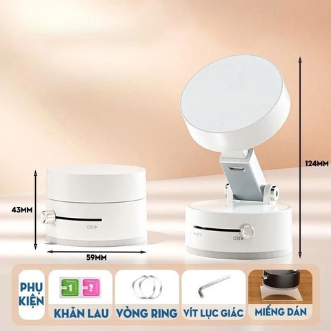 Giá Đỡ Từ Tính Cho Điện Thoại Di Động Có Thể Gập Lại Đa Năng, Công nghệ Từ Tính Giá Đỡ Hút Chân Không Trên Ô Tô