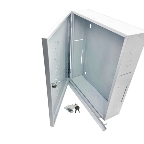 Tủ Điện, Rack Mạng, Đựng Đầu Ghi Camera 44x37x12cm Sơn Tĩnh Điện Có Khóa