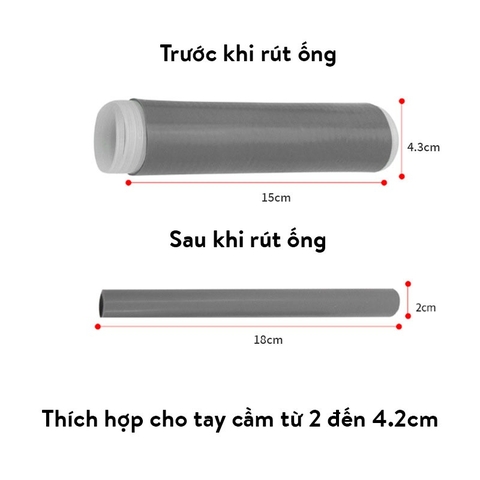 Vỏ Bọc Tay Lái Xe Máy Bằng Silicon Tự Co Giãn, Chống Trượt Và Chống Rung Khi Đi Mưa