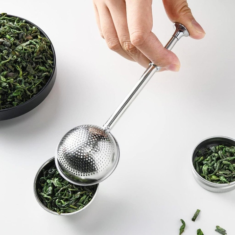 Dụng Cụ Lọc Trà Bằng Inox Hình Tròn Chất Lượng Cao, Hầm Thịt Nấu Súp, Đựng Hương Liệu