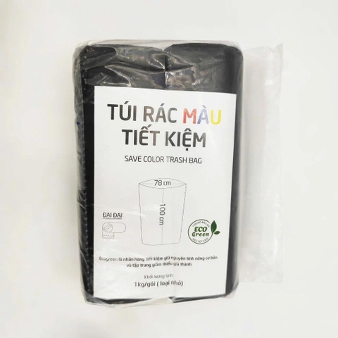 1 Kg Túi Đựng Rác Cuộn TATOMO Tiện Dụng Màu Đen Loại Cực Dai Đủ Size