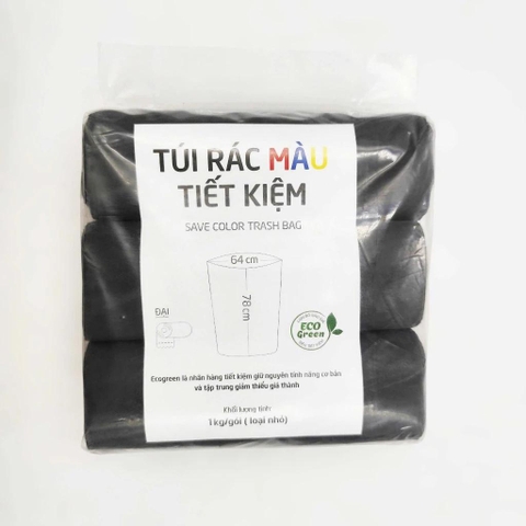 1 Kg Túi Đựng Rác Cuộn TATOMO Tiện Dụng Màu Đen Loại Cực Dai Đủ Size