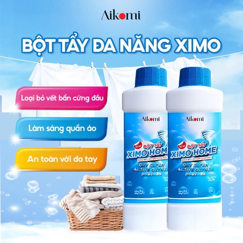 Bột Tẩy Vết Bẩn Đa Năng Oxi Clean Ximo Home, Tẩy Vết Bẩn, Nấm Mốc, Ố Vàng, Khử Khuẩn An Toàn 350g
