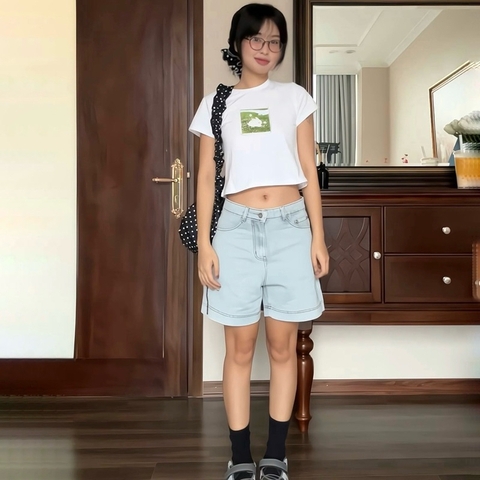 Jean Shorts Light Blue