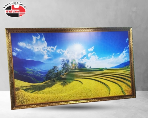 IN TRANH VẢI CANVAS 3D NGHỆ THUẬT