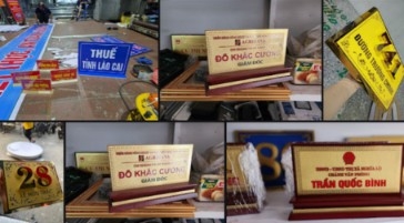 THIẾT KẾ BIỂN CHỨC DANH