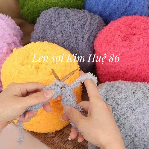 Len bông xù 100g