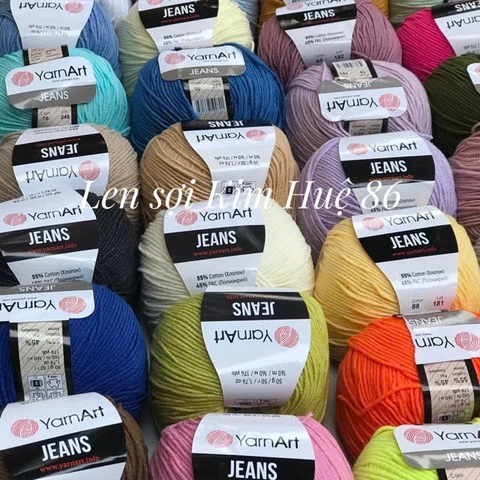 Len Jeans YarnArt cuộn 50g