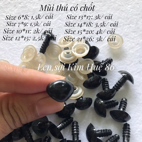 Mũi thú có kèm chốt an toàn
