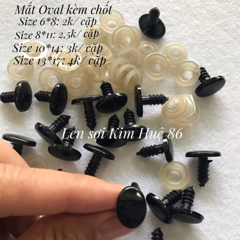 Mắt Oval có kèm chốt an toàn ( 10 cái)