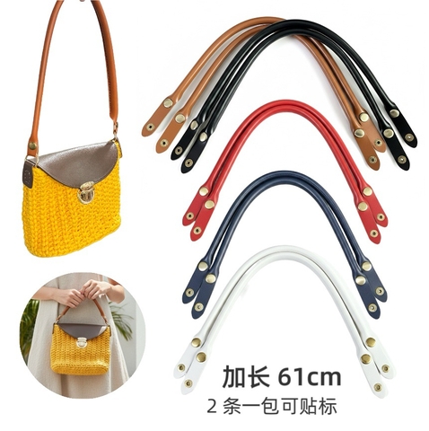 Dây da đeo vai dài 61cm có thể tháo rời với nút ( 2 cái)