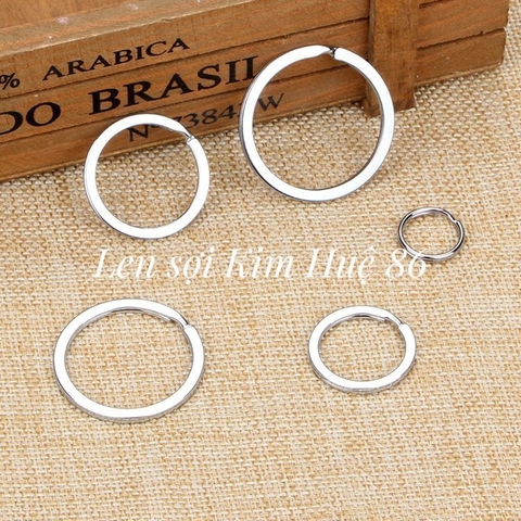 Combo 3 chiếc khoen tròn móc khóa loại đẹp