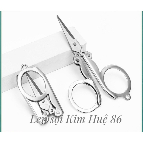 Kéo cắt đa năng mini gấp gọn bằng thép không gỉ
