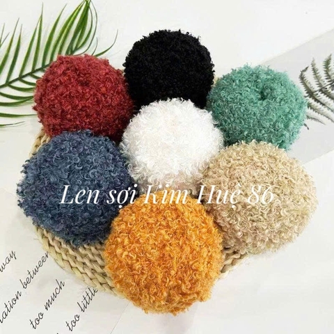 Len xù xoăn cuộn 50g