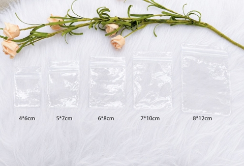 TÚI ZIP NHỰA TRONG SUỐT