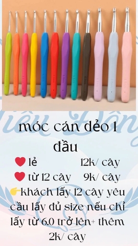 MÓC CÁN DẺO 1 ĐẦU