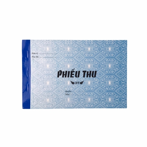 Phiếu thu NY 13x20cm 2 liên 50 bộ (10/100)