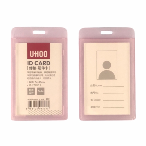 Bao đựng thẻ Uhoo 6614 5.4x8.5cm 2 mặt đứng (12)