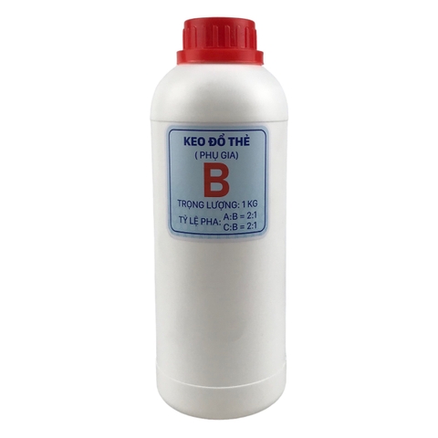 Keo đổ thẻ chất A / chất B / chất C