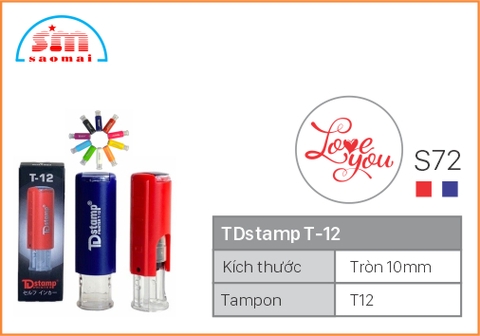 Dấu TD T12 Happy Icon Φ10mm