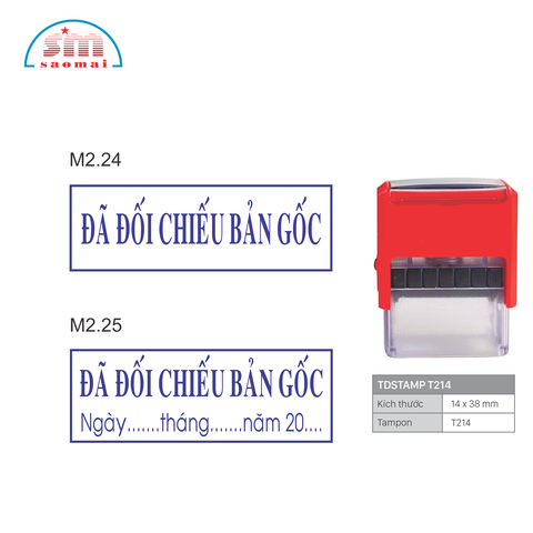 Dấu sao y bản chính S842 / T214 / S843 / S830D