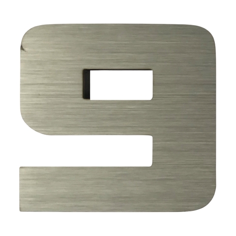 Số dán biển hiệu inox