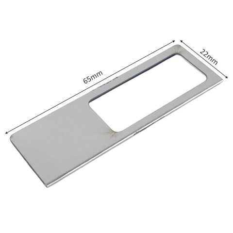 Phôi thẻ tên inox uốn U001 / U002 / U003 65x22mm không nội dung (10,50)