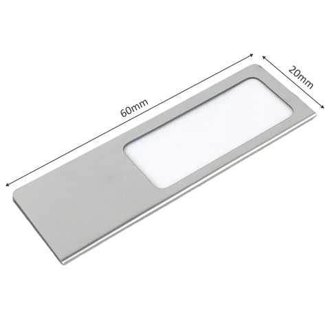 Phôi thẻ tên inox uốn U007 60x20mm không nội dung (10,50)