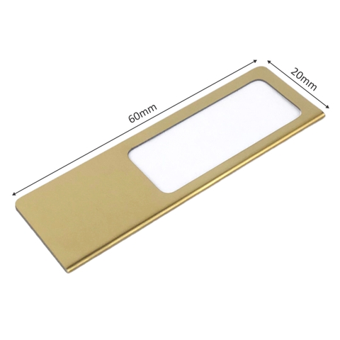 Phôi thẻ tên inox uốn U007 60x20mm không nội dung (10,50)