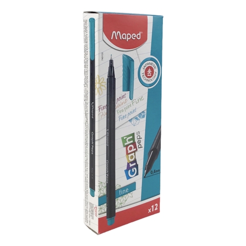 Bút lông kim Maped Graph Peps 0.4mm (12)